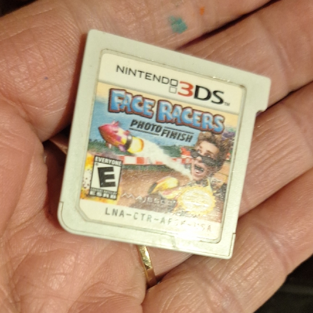 Nintendo 3DS Face Racers Photo Finish Game